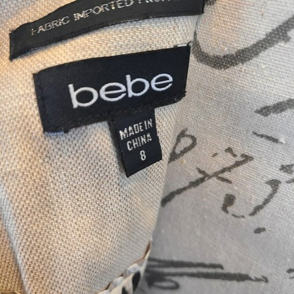 Bebe Champagne Lined Jacket -8 - Picture 2 of 3